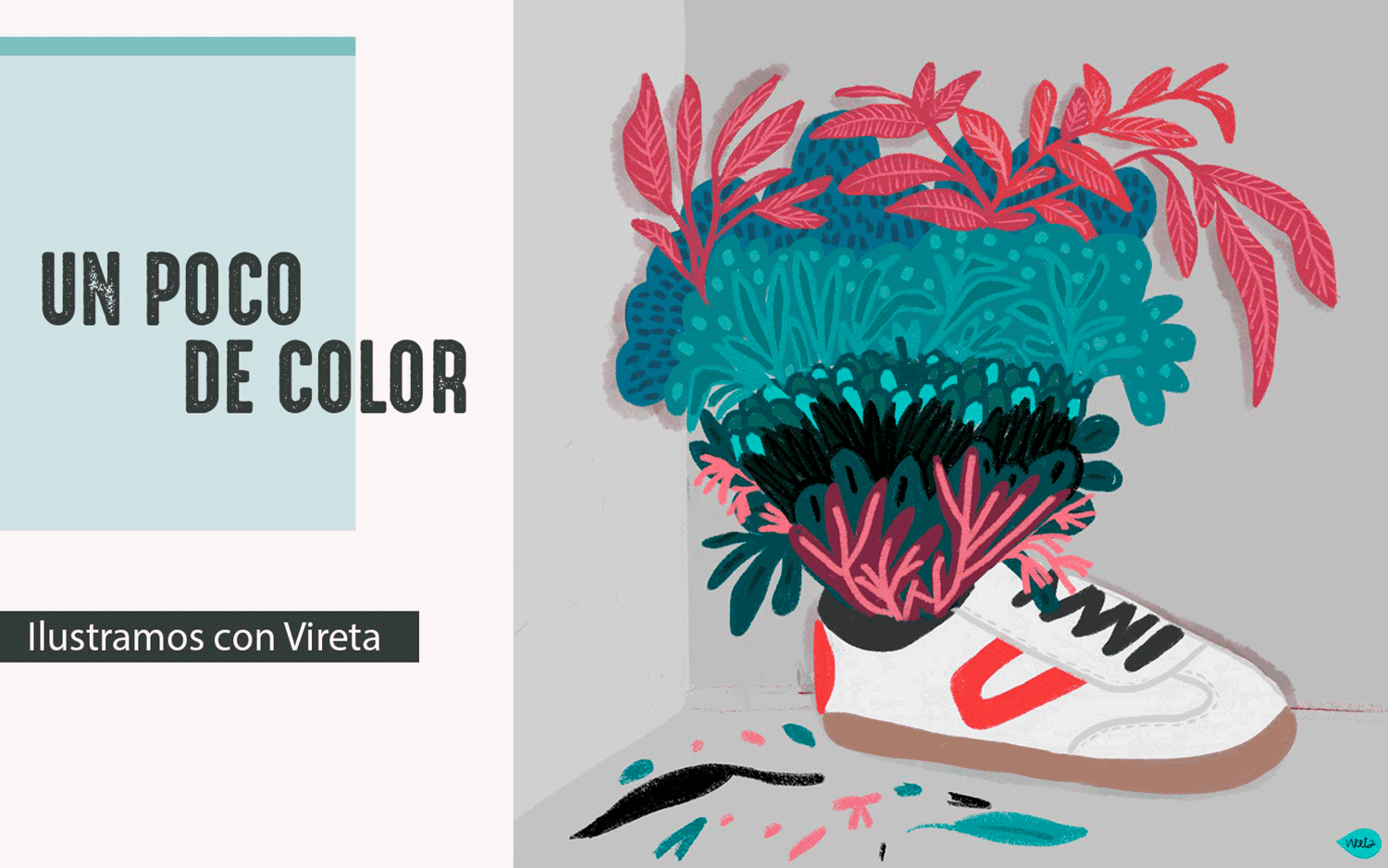 Paredes con la ilustración española. Conoce a Vireta