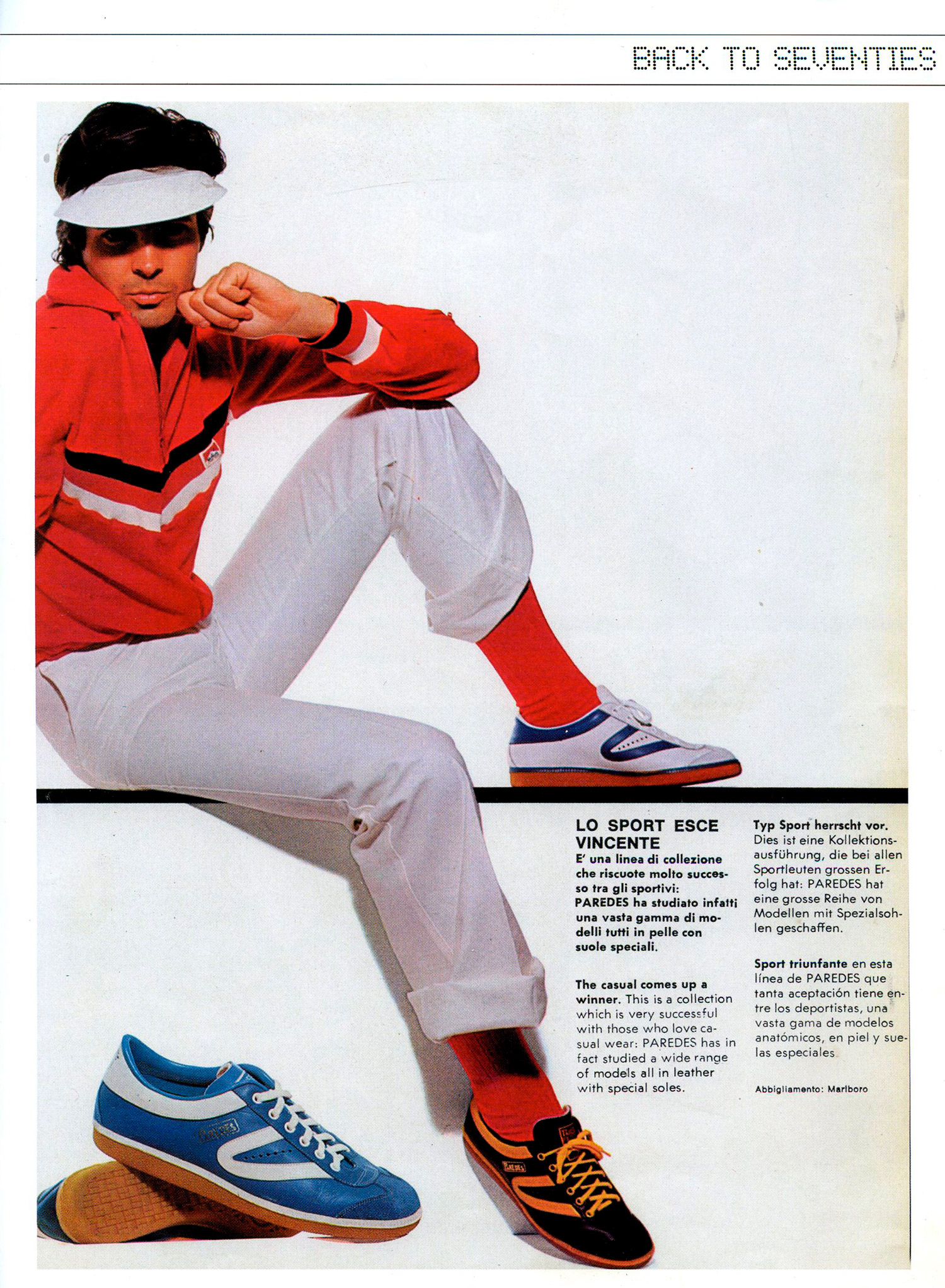 Zapatillas Paredes. Retro y nostalgia ochentera