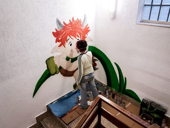 Arte en las Paredes que cura Believe in Art