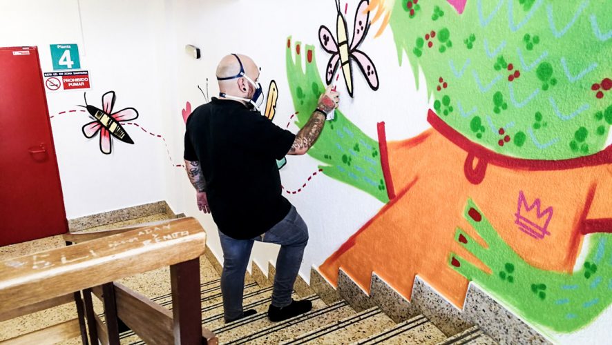 Arte en las Paredes que cura Believe in Art