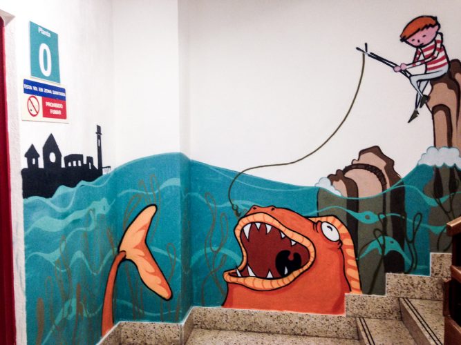 Arte en las Paredes que cura Believe in Art
