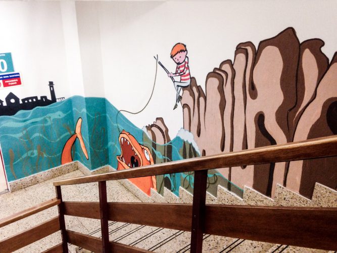 Arte en las Paredes que cura Believe in Art