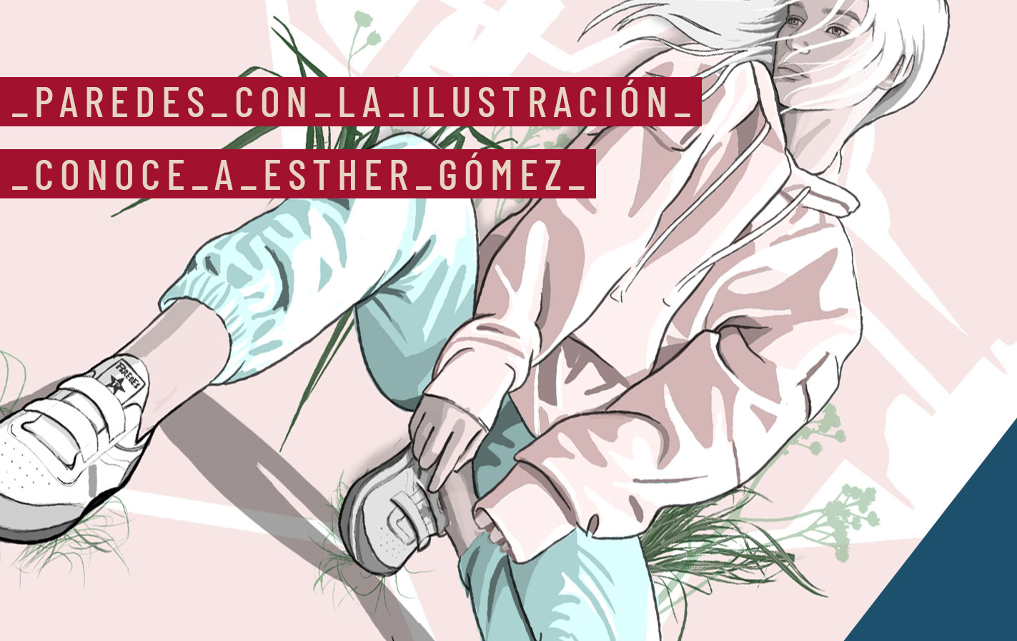 Paredes con la ilustración española Esther Gómez