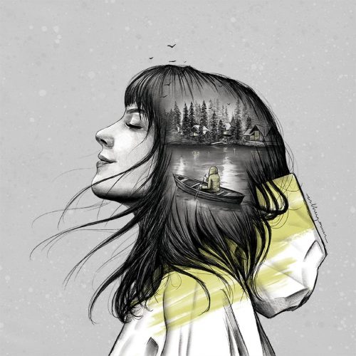 Paredes con la ilustración española Esther Gómez