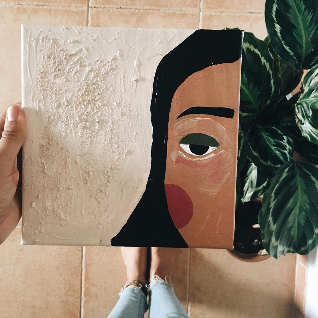 Paredes con el talento ilustado, @rachi.illustration