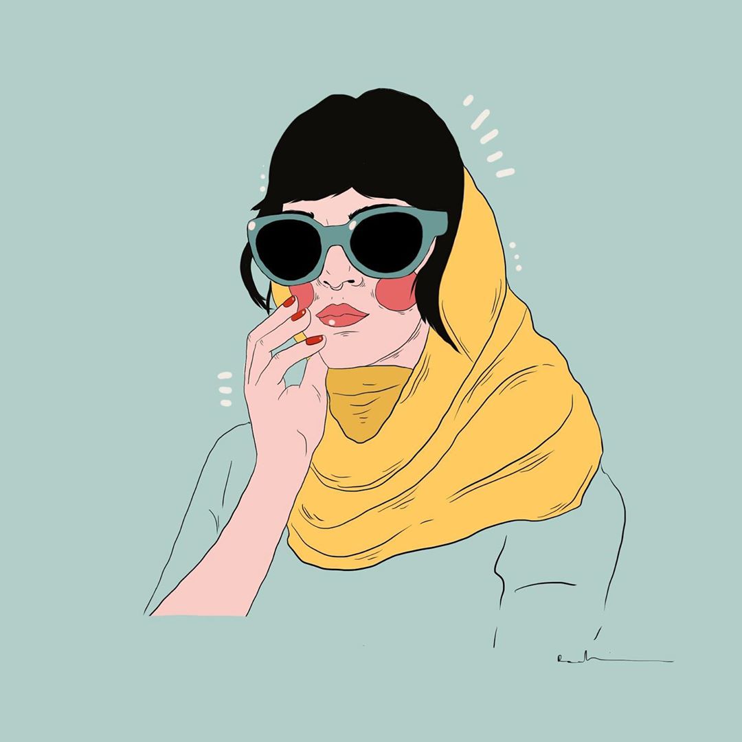 Paredes con el talento ilustado, @rachi.illustration