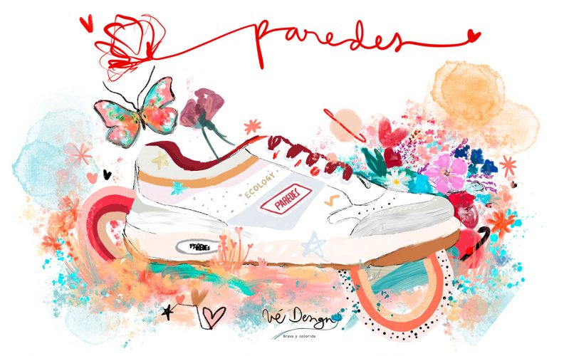 Paredes con el talento ilustrado Vera Cid