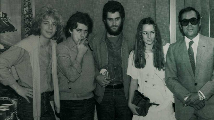 José Paredes con Leif Garrett