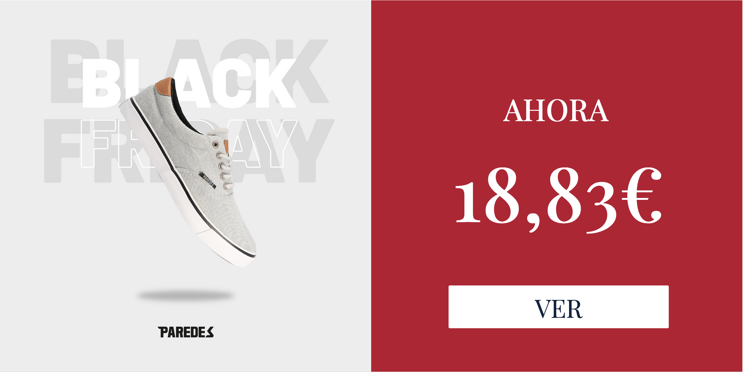 zapatillas paredes promoción black friday